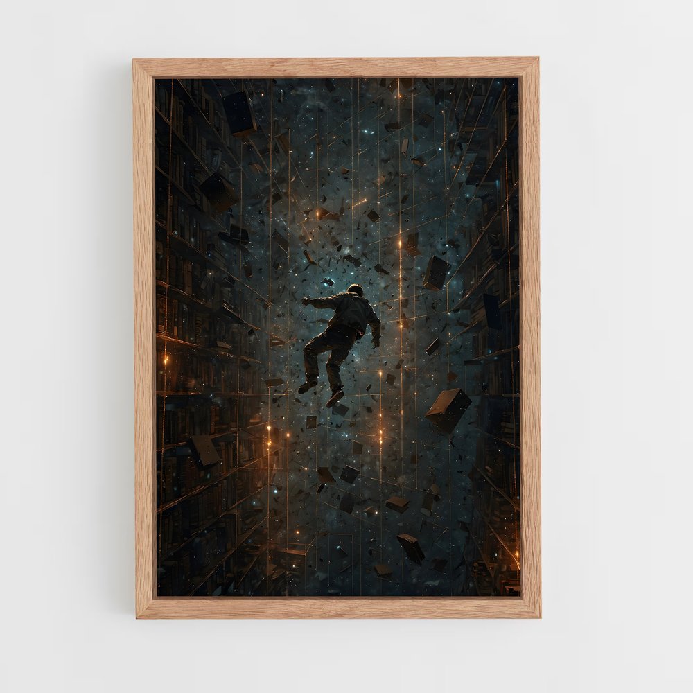 Poster Le Trou Noir – affiche Art spatial (vue 4)